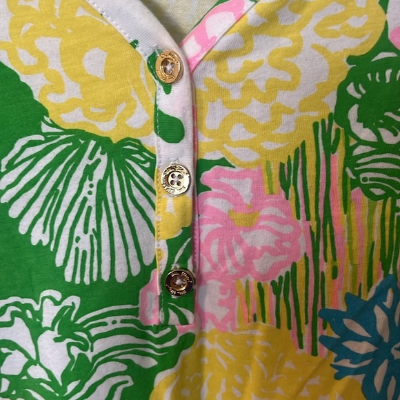 Lilly Pulitzer Hibiscus Stroll Palmetto Dress women’s size Small - Picture 5 of 7